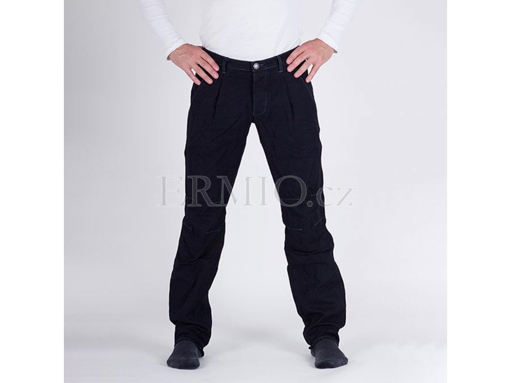 Pánské tmavě modré značkové kalhoty Armani