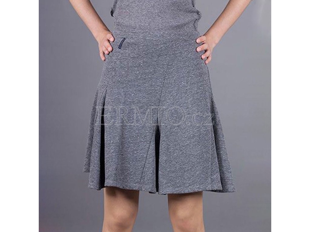 Značková sukně Armani šedá