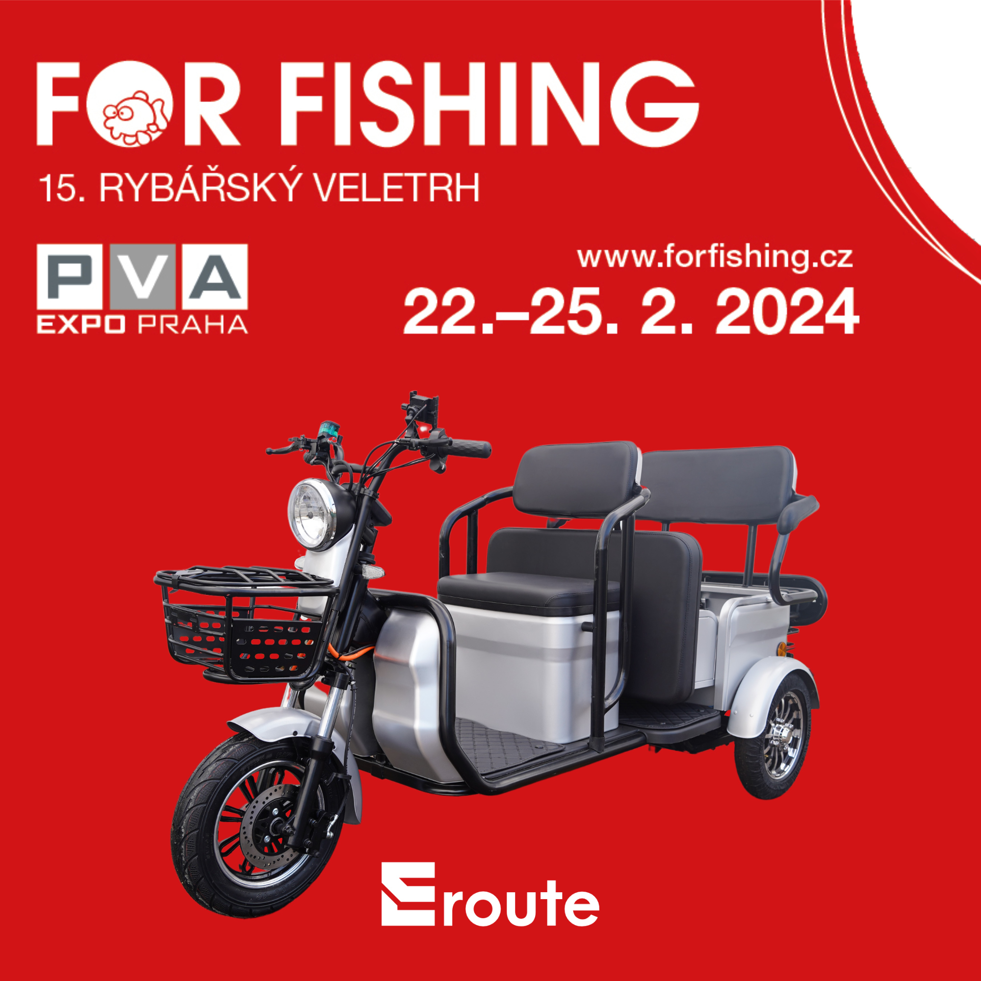 Vyhrajte volné vstupenky na veletrh FOR FISHING s Eroute!