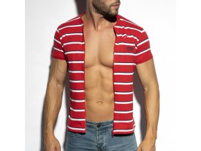 stripes polo shirt