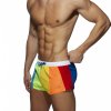 ads239 rainbow swim short