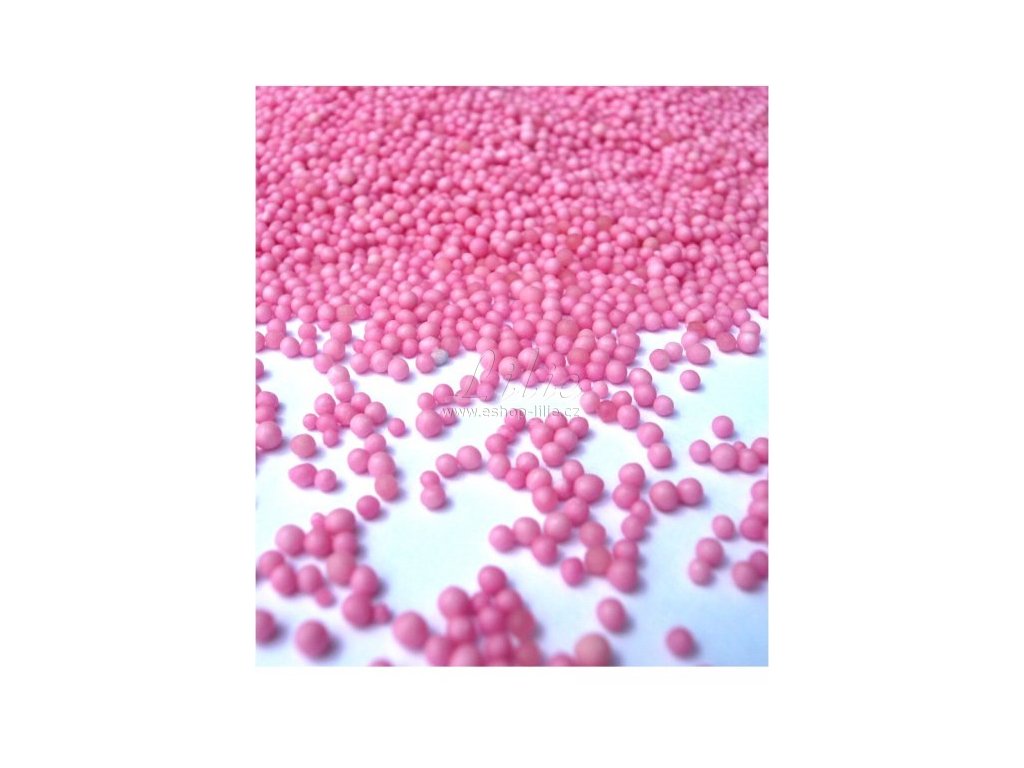 Máček růžový cukrářský posyp AMO24