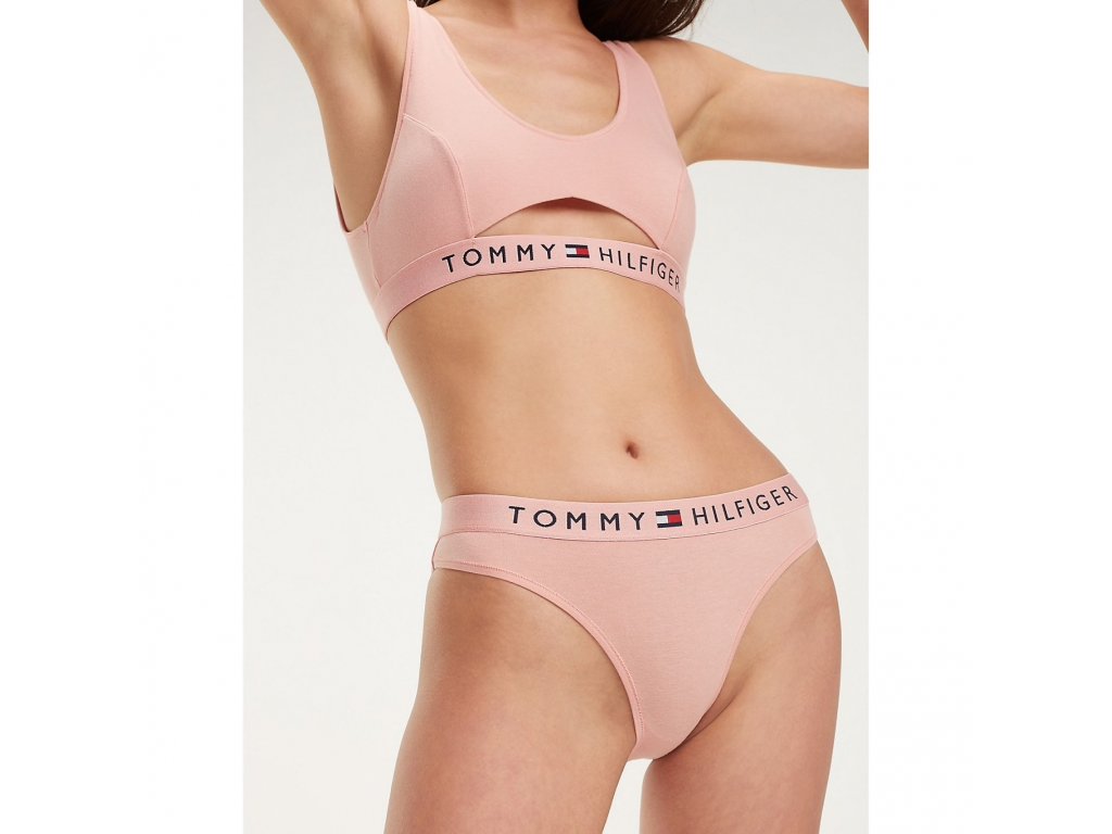 Tommy Hilfiger Longline push-up bh met inzet van mesh 