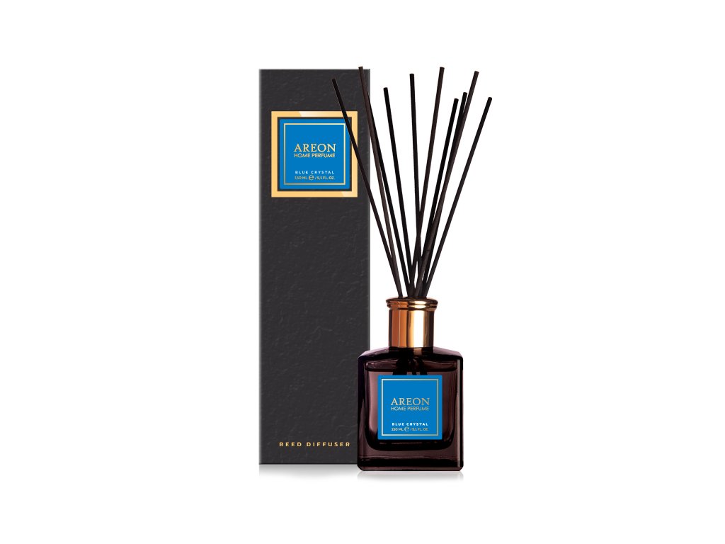 Home perfume sticks BLACK 150ml Blue Crystal
