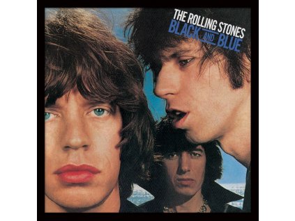 Plakát v rámu The Rolling Stones: Black And Blue (31,5 x 31,5 cm)