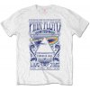 Pánské tričko Pink Floyd: Carnegie Hall Poster  bílá bavlna