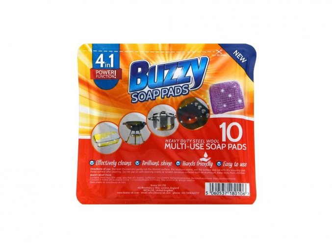 buzzy soap pads dratenka se saponatem 10ks