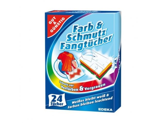 G&G Farb&Schmutz Fangtücher 24ks ubrousky proti zabarvení prádla