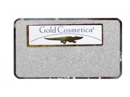 Gold Cosmetica GOLD POWDER - Bột từ 12 kar. vàng trắng dành cho Nail Art - WHITE GOLD - gói 25mg