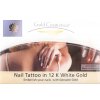 Gold Cosmetica NAIL GOLD TATTOOS - miếng dán in trang tri tư 12 kar. vàng trắng - WHITE GOLD 5 (3ks trong gói)
