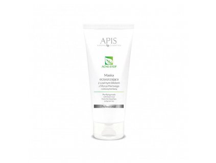 APIS Acne-Stop čistící maska ​​s černým bahnem 200ml