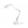 Lampa stolová s LED a lupou, 2400lm, USB napájanie, biela, EXTOL LIGHT