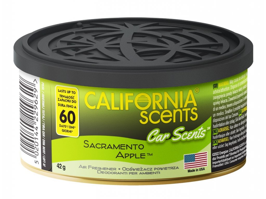 California scents car scent Sacramento Apple Jablko evtech cz
