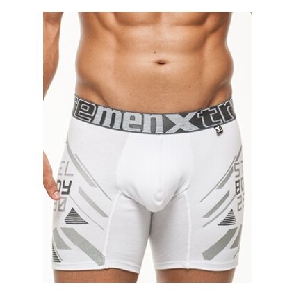 Xtremen boxerky Printed Large Boxer 01 White