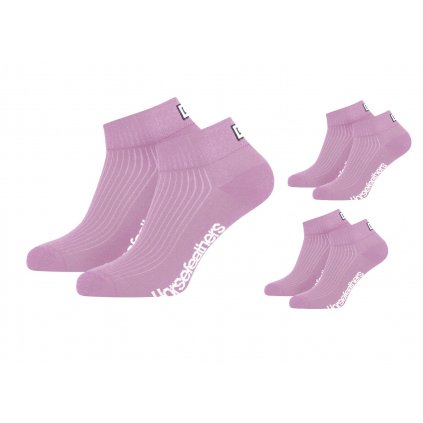 Horsefeathers ponožky Run 3Pack lilac