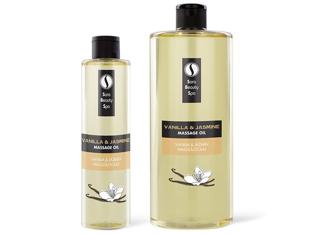 sara beauty spa prirodny rastlinny masazny olej vanilka jazmin | rastlinne extrakty