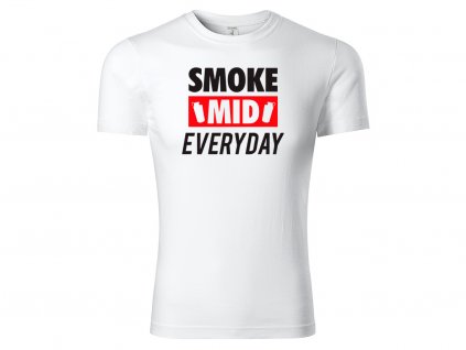 Tričko Smoke Mid Everyday bílé