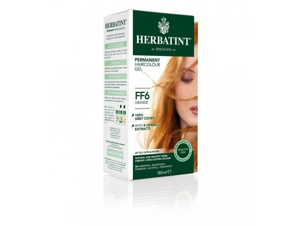 es741 herbatint permanentni barva na vlasy oranzova ff6