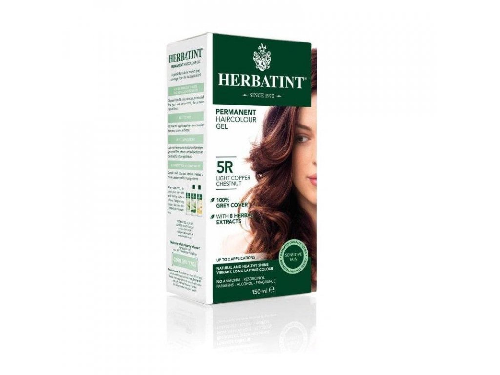 es1418 herbatint permanentni barva na vlasy svetele medeny kastan 5r