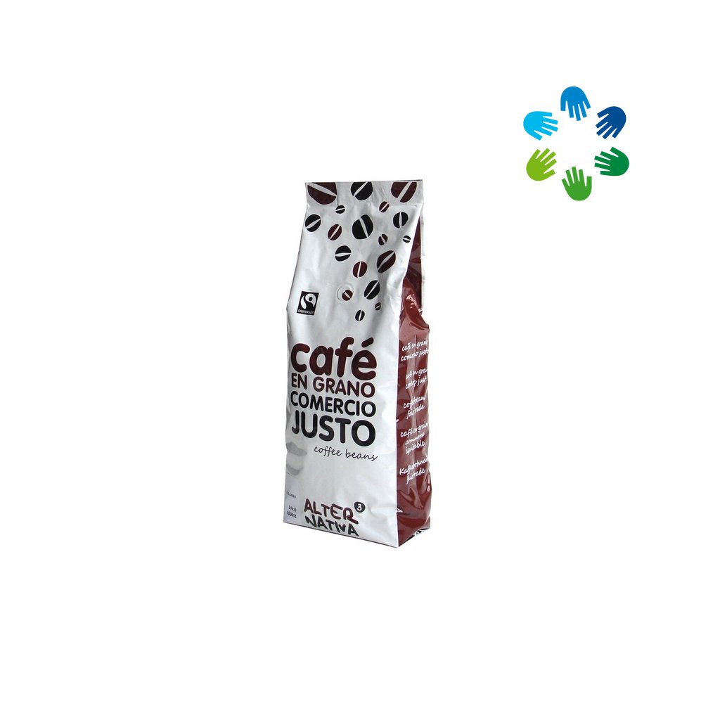 Fairtrade Zrnková káva INTENSO, 1 kg