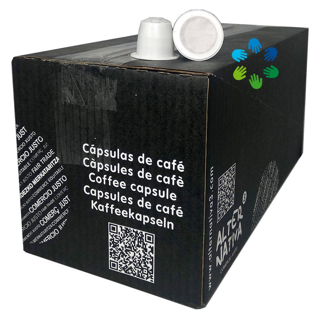 Bio Kávové kapsle kompostovatelné FORTISSIMO, 120 kapslí  (Nespresso® kompatibilní)