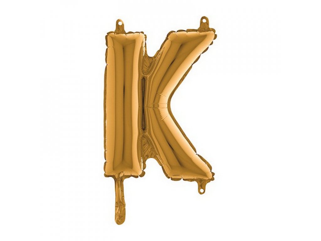 Písmeno mini, zlaté K