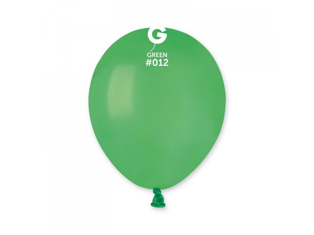 Latexový dekorační balónek 13cm, 012 zelený