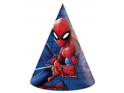 Čepičky papírové Spiderman, 6ks
