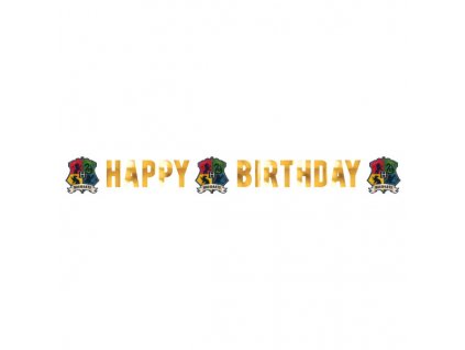 Party nápis Harry Potter Happy Birthday