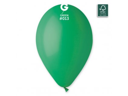 Latexový balónek 26cm, 013 tmavě zelený