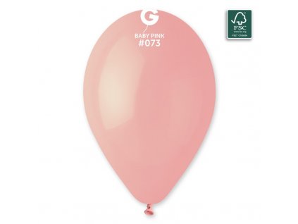 Latexový balónek 26cm, 073 baby růžový