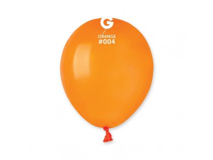 Latexový dekorační balónek 13cm, 004 oranžový