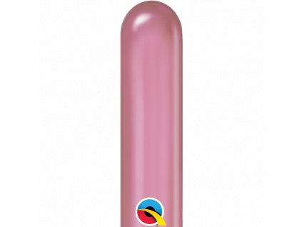 Modelovací latexový balónek chromový, růžový