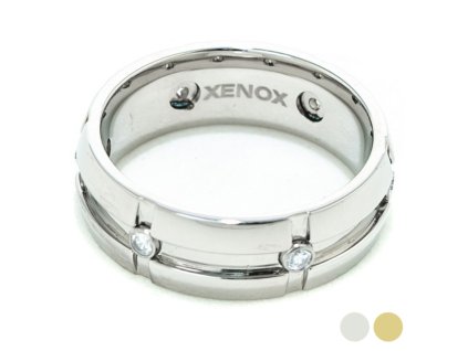 Dámský prsten Xenox (Barva Stříbřitý, Velikost 14)