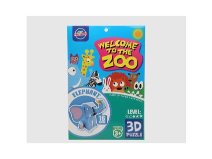 2648712 1 3d puzzle zoo slon 16 dielov 27 x 18 cm