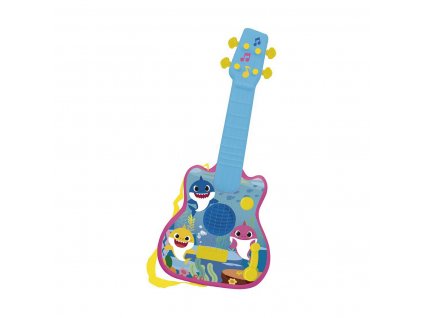 2940056 hudobna hracka detska gitara reig baby shark modra