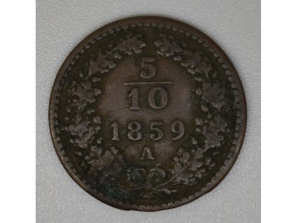 5/10 Kreuzer 1859 A