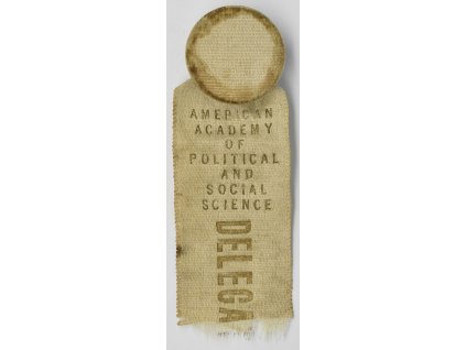 Delegát Americké akademie politických a sociálních věd