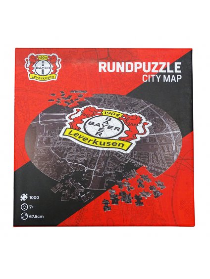 Puzzle BAYER 04 LEVERKUSEN City Map