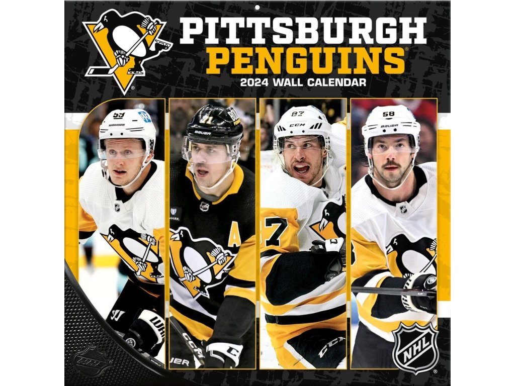 Kalendář Pittsburgh Penguins 2024 Wall Calendar FandaNHL.cz