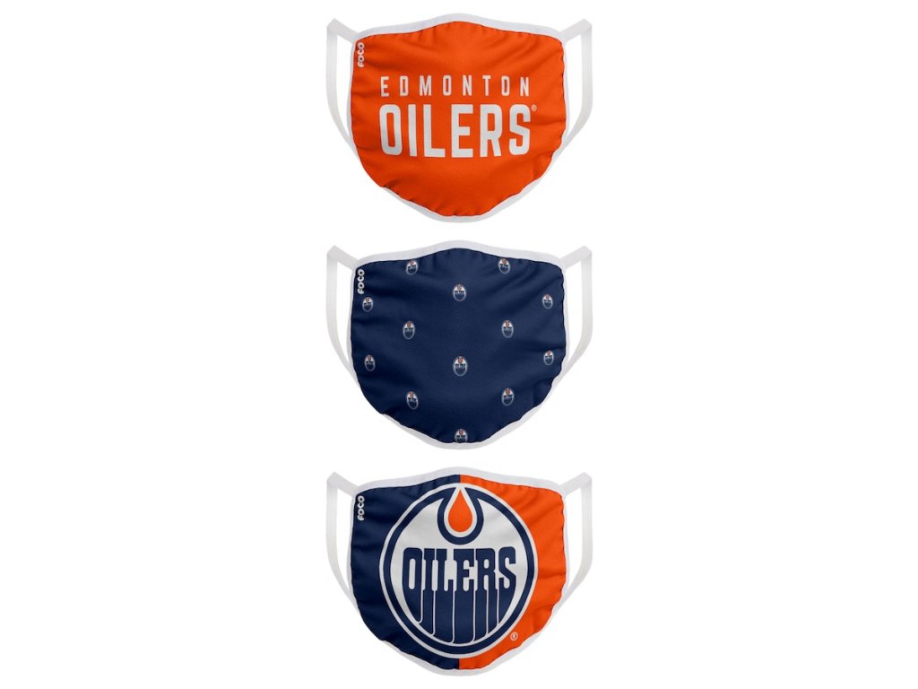 Roušky Edmonton Oilers FOCO - set 3 kusy (Velikost dospělá velikost)