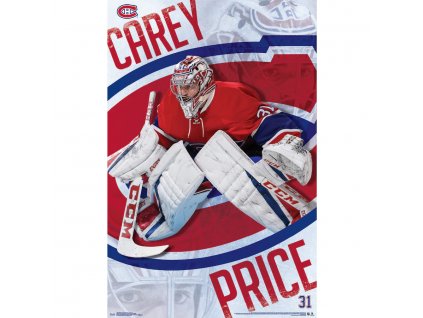 Plakát Carey Price #31 Montreal Canadiens Player Poster