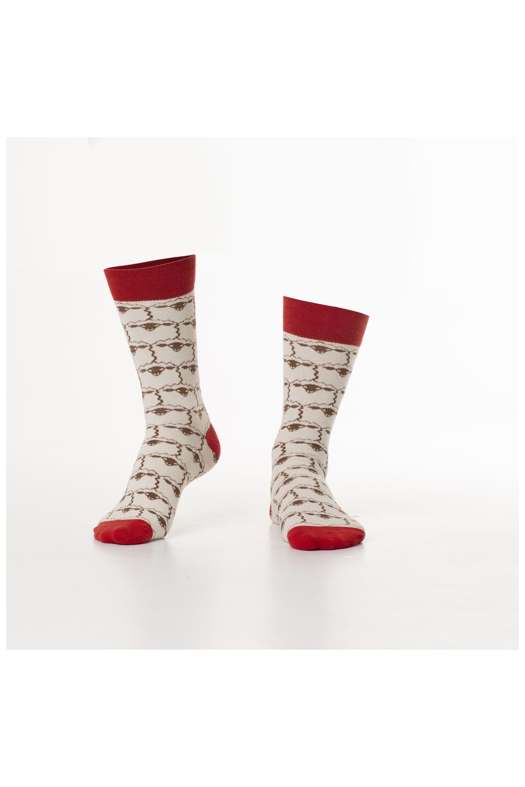 Béžové pánské ponožky Fasardi