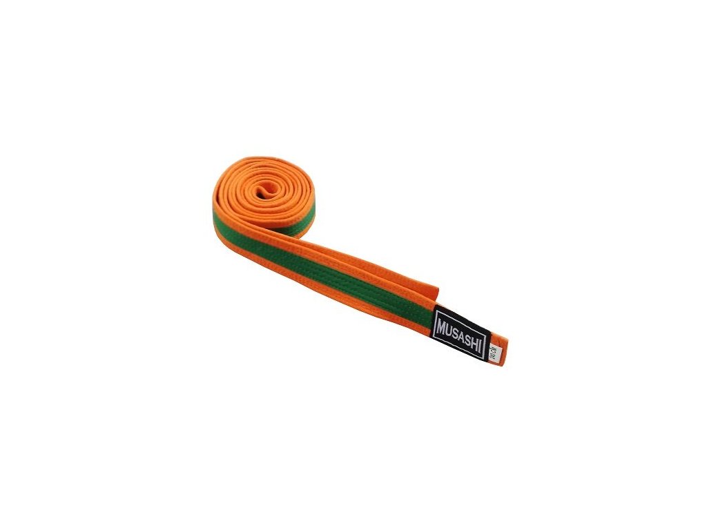 Pásek oranžovo-zelený MUSASHI