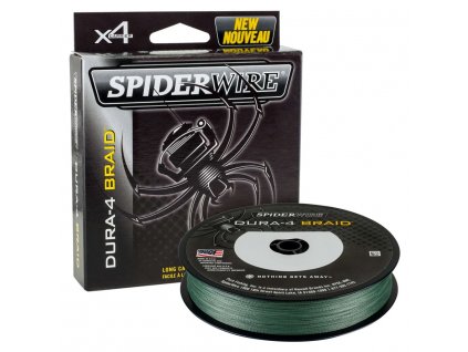 Spletaná šnúra SpiderWire DURA4 zelená 150m