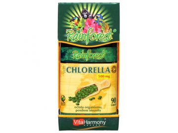 RainForest® Chlorella 500 mg - 90 tbl., 100% organický produkt