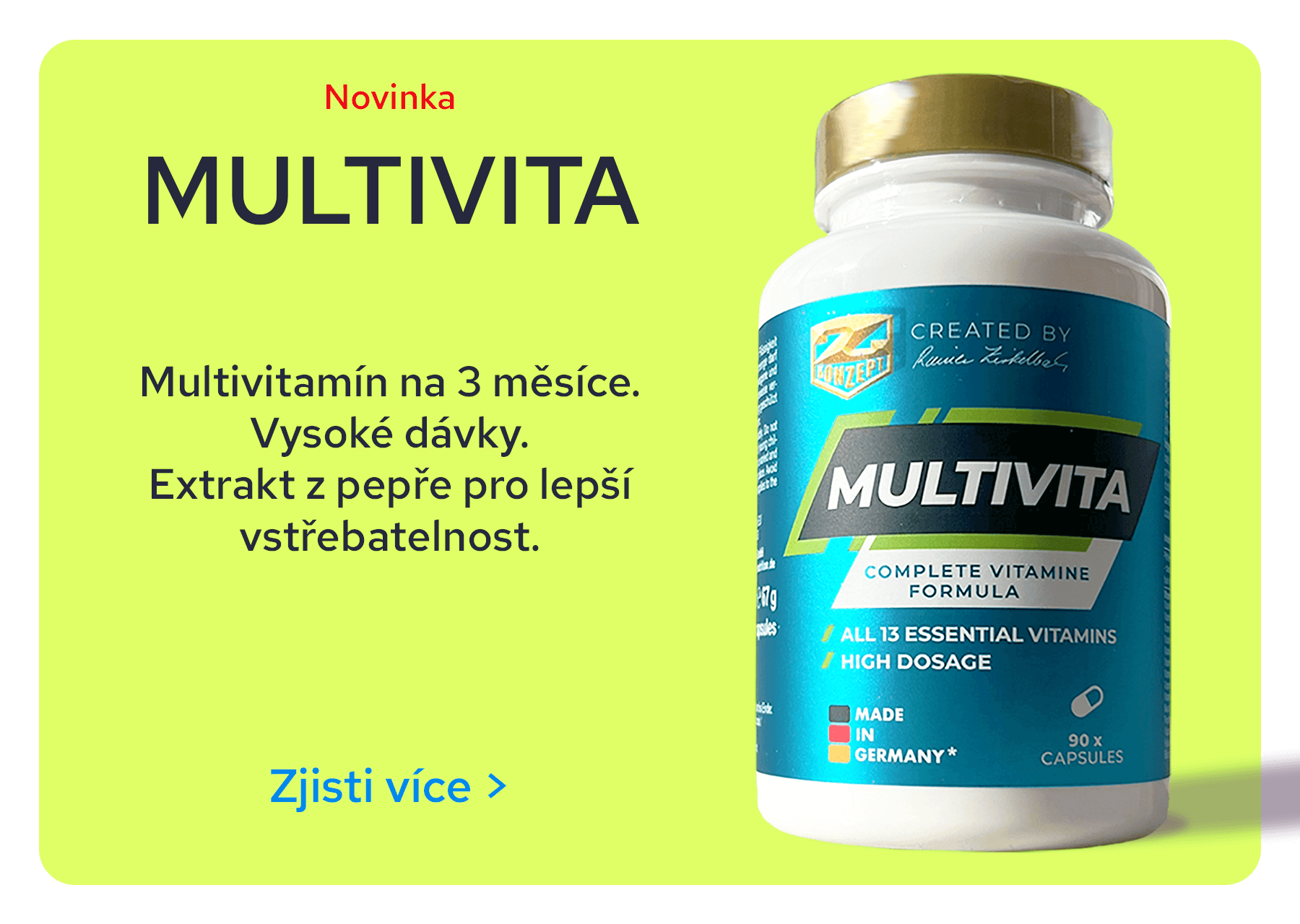 Z-konzept Mutivita kompletní multivitamín 90 kapslí