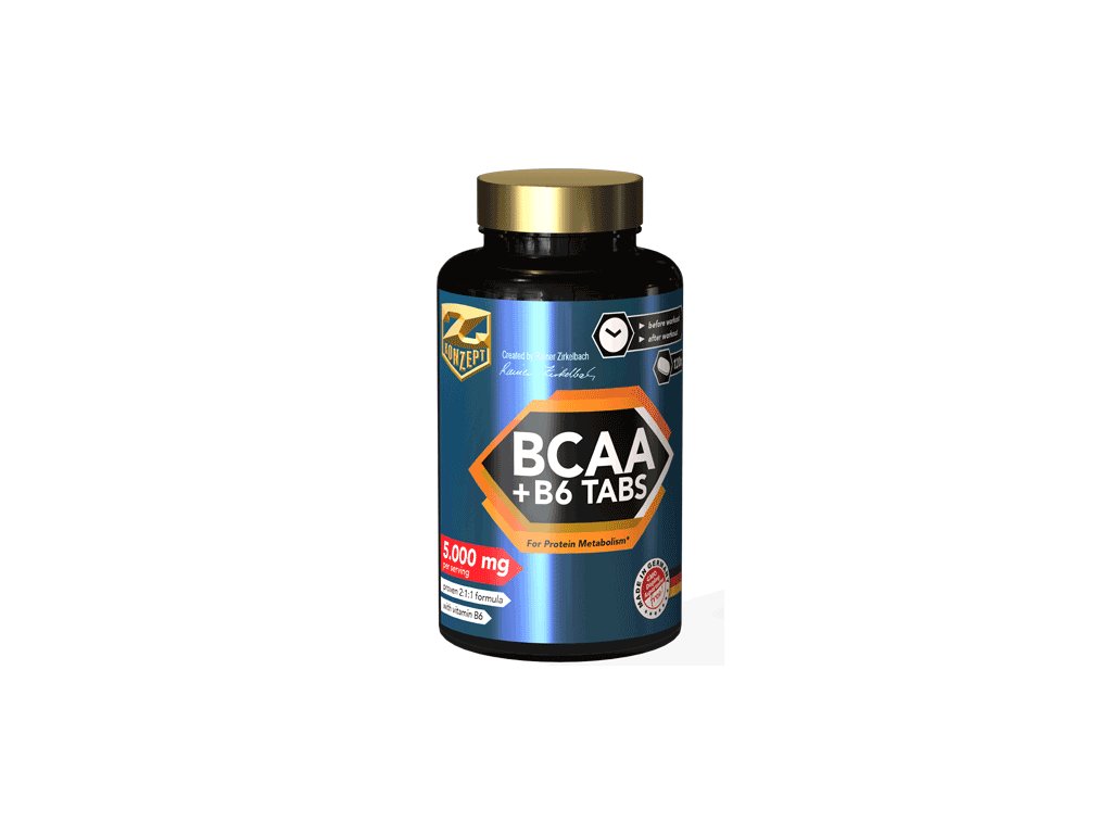 Z-KONZEPT NUTRITION BCAA + B6 120 tablet - esenciální aminokyseliny