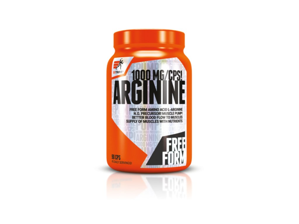 Extrifit Arginine 100 mg 90 cps aminokyselina L arginin fitnessshop cz praha