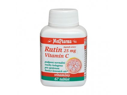 Medpharma Rutin 25 mg Vitamin C 67 tablet fitnessshop cz praha 4